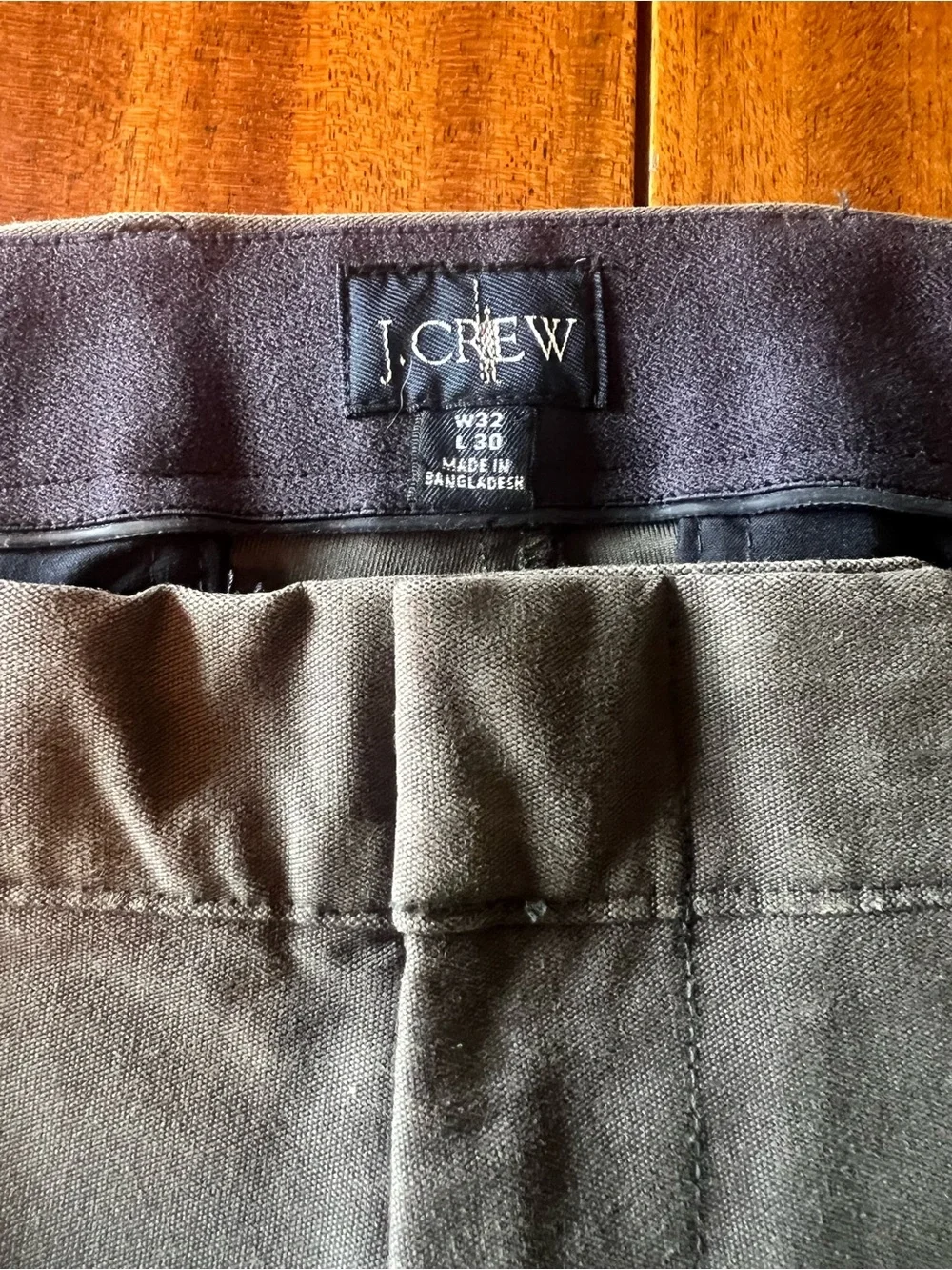 J. Crew Men's Chinos in Charcoal